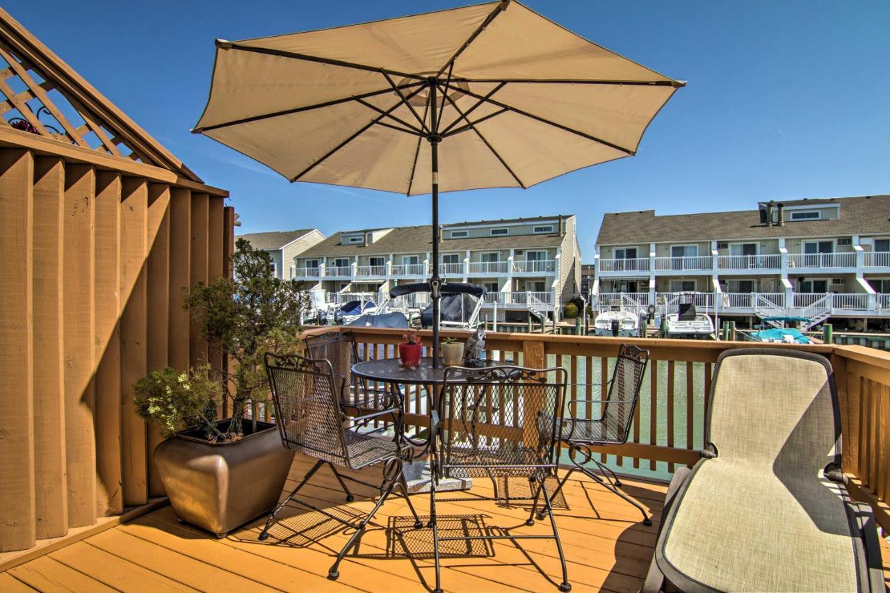 Airy Ocean City Condo On Canal Front With Deck! Exterior foto
